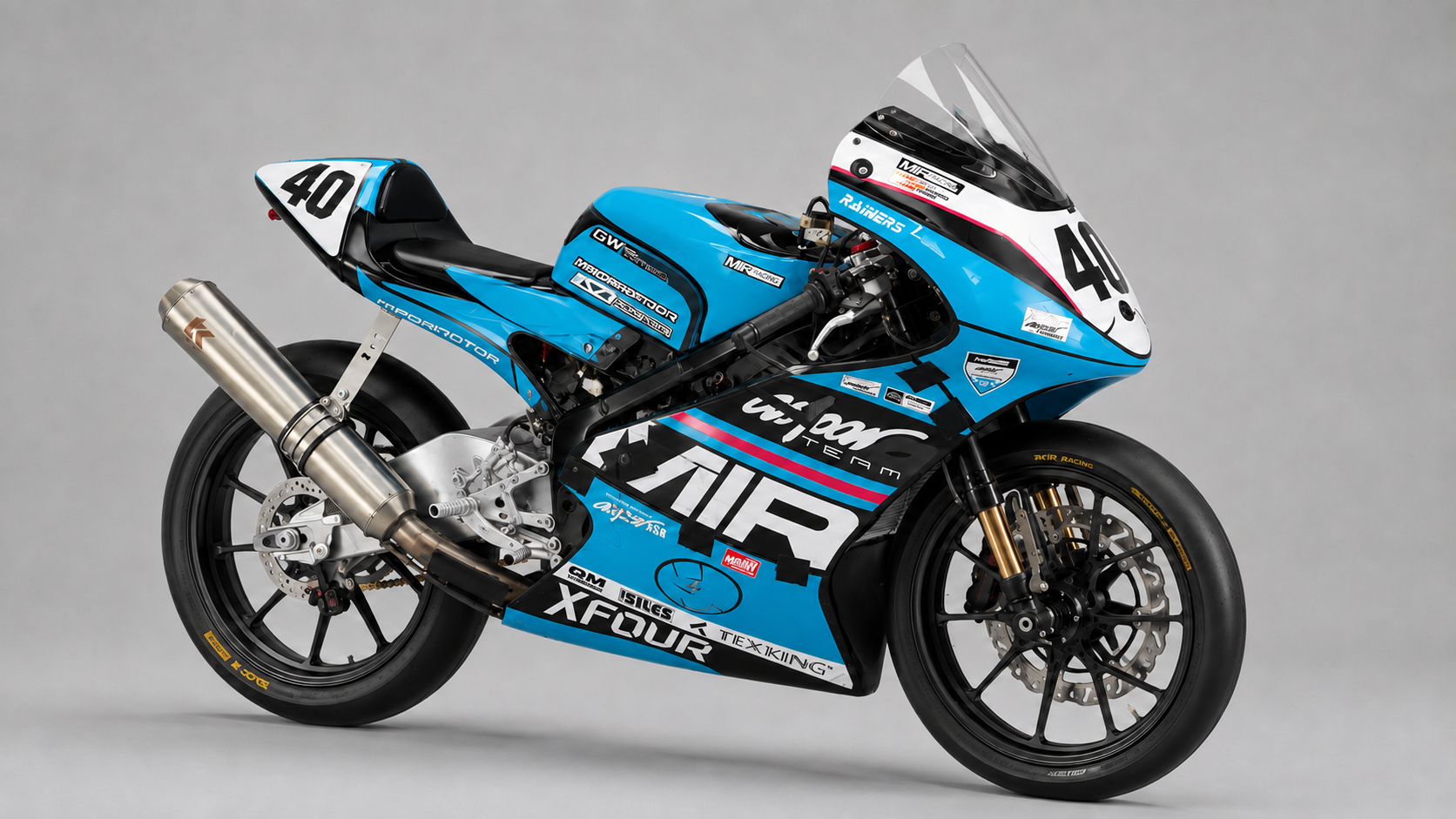 Rendering della MIR Racing Moto5 di Valerio Paruta