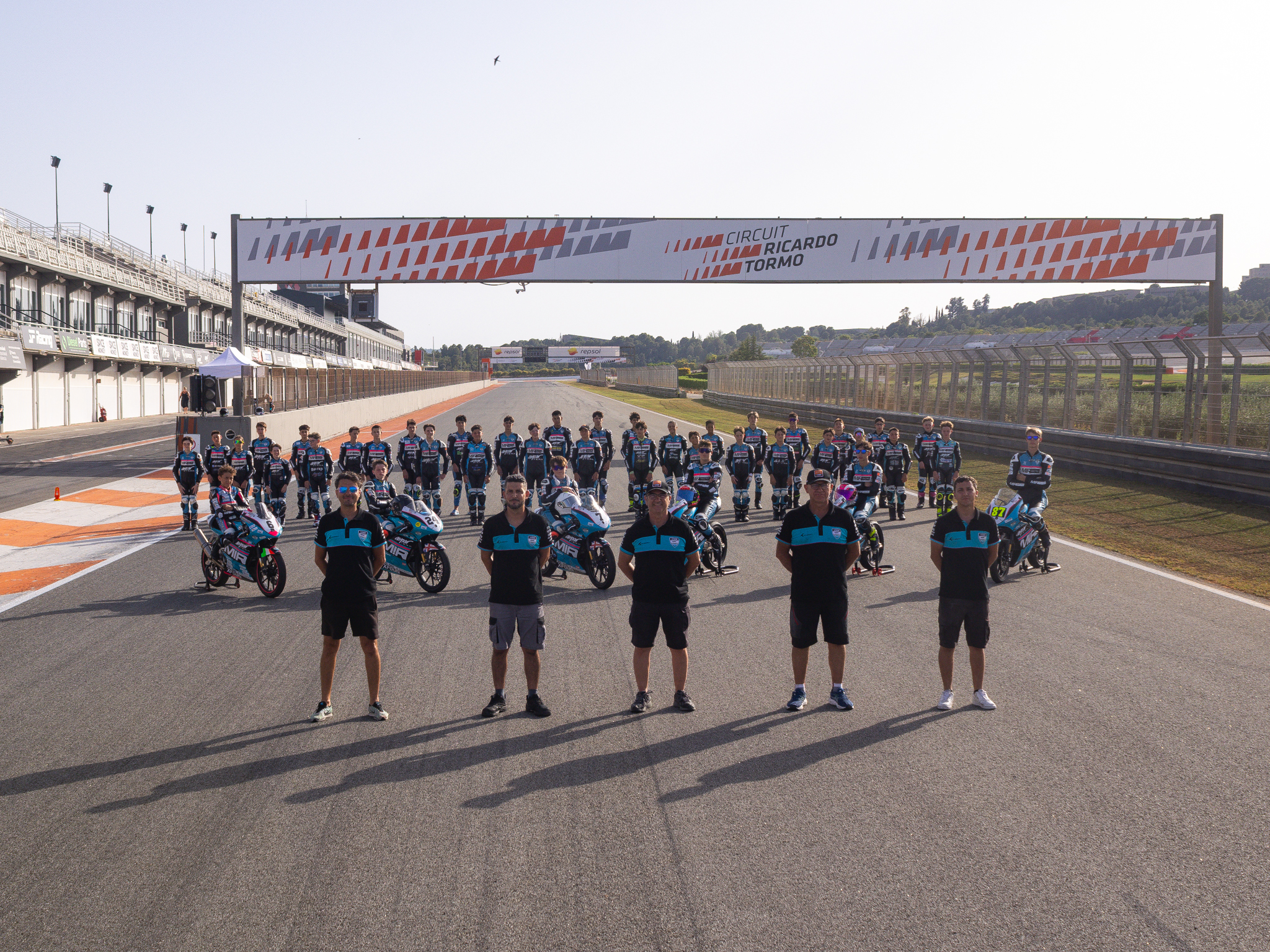 Squadra e piloti sul rettilineo